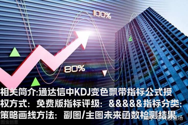 通达信中KDJ变色飘带指标公式