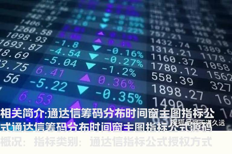 通达信筹码分布时间窗主图指标公式