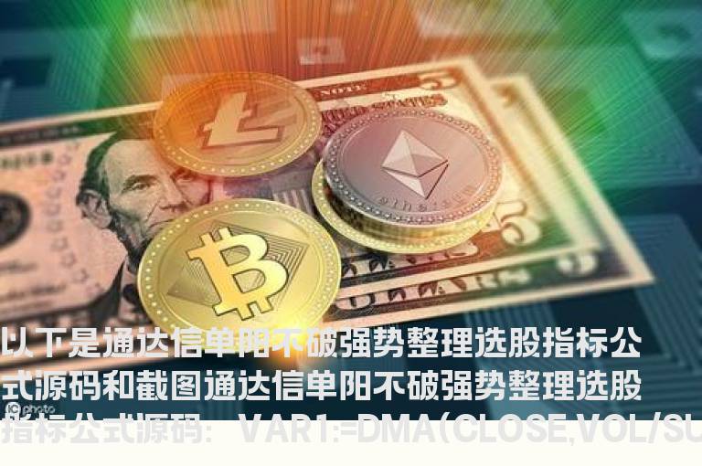 通达信单阳不破强势整理选股指标公式附图