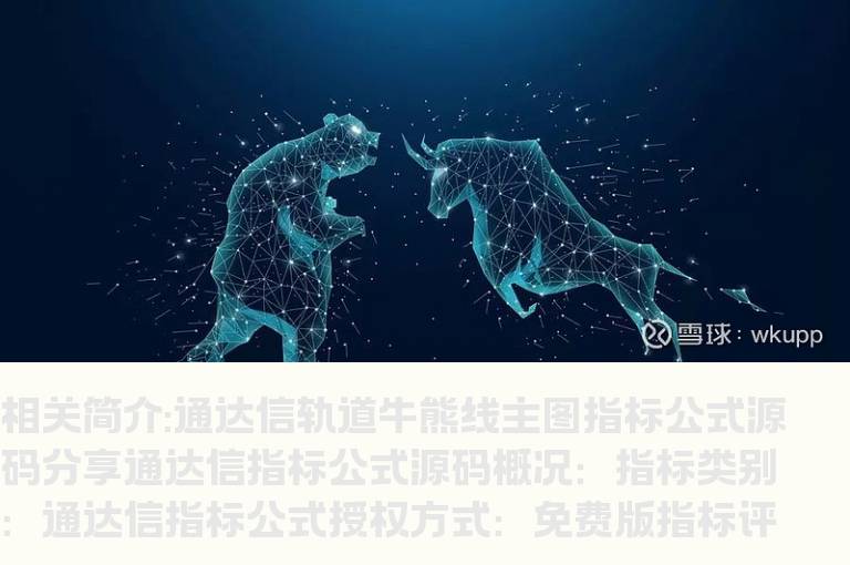 通达信轨道牛熊线主图指标公式源码分享