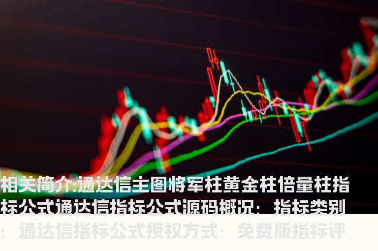 通达信主图将军柱黄金柱倍量柱指标公式