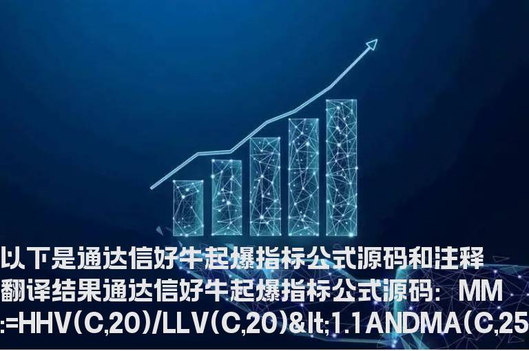 通达信好牛起爆指标公式