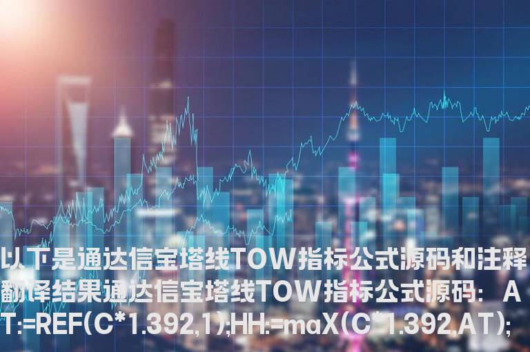 通达信宝塔线TOW指标公式