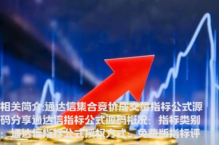 通达信集合竞价成交量指标公式源码分享