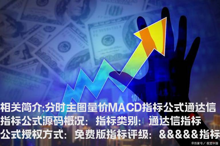 分时主图量价MACD指标公式