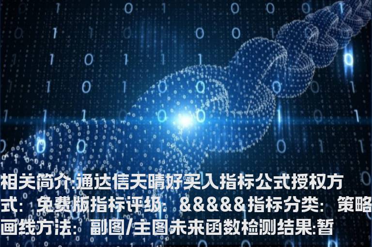 通达信天晴好买入指标公式