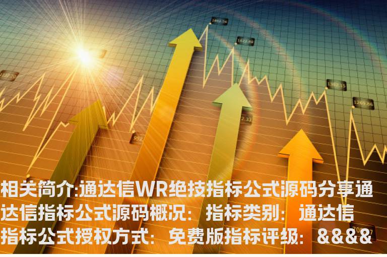 通达信WR绝技指标公式源码分享