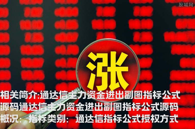 通达信主力资金进出副图指标公式源码