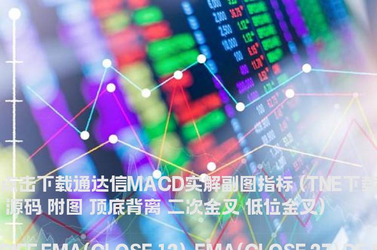 通达信MACD实解副图指标 (TNE下载 源码 附图 顶底背离 二次金叉 低位金叉)