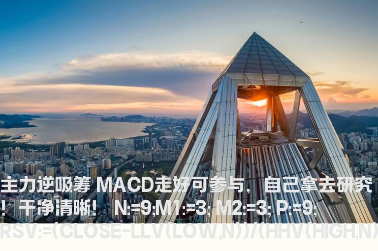 通达信主力逆吸筹，MACD走好可参与公式副图源码