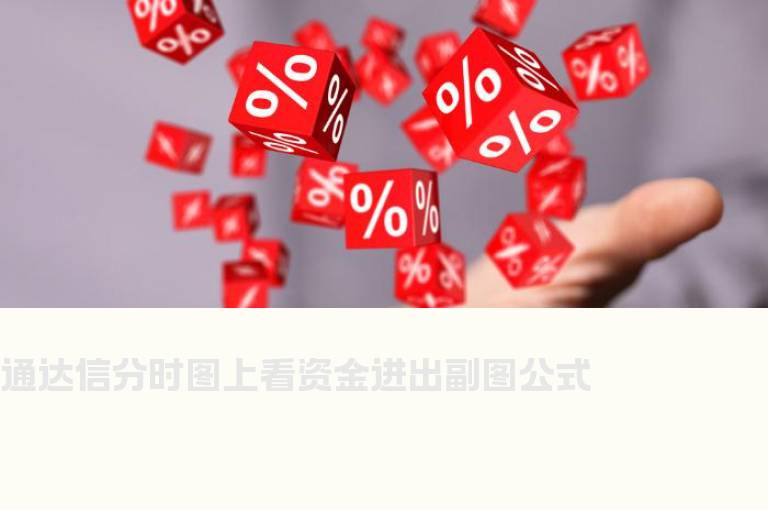 通达信分时图上看资金进出副图公式