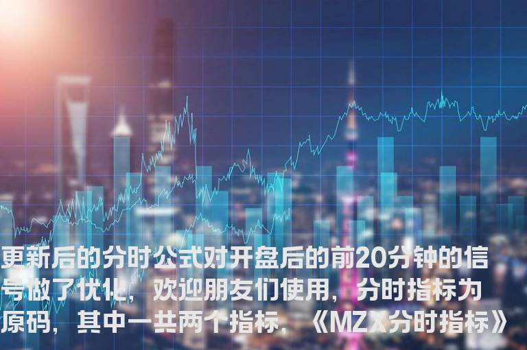 通达信梦中仙分时T+0已更新已优化(分时副图公式源码绝无未来)