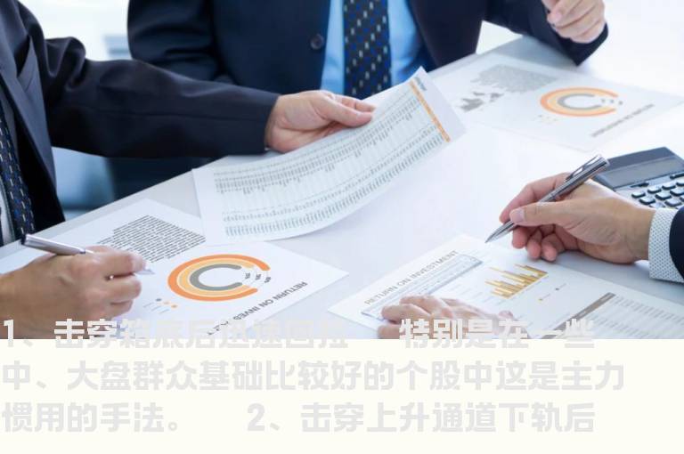 四招识别拉升前的空头坑形