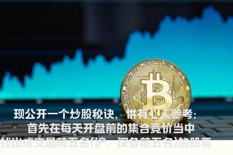 炒股必杀技：开盘集合竞价