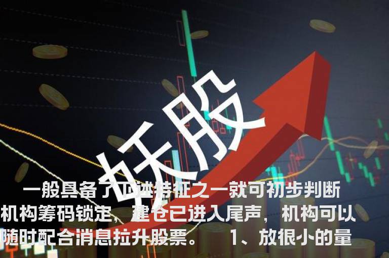 四招识别机构控盘股票