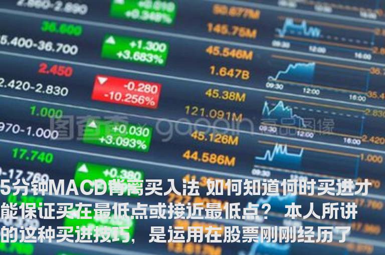 5分钟MACD背离买入法