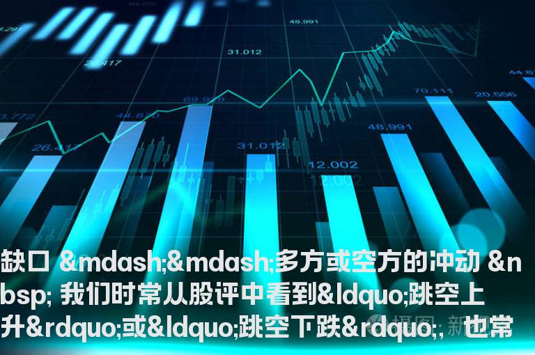 缺口--多方或空方的冲动