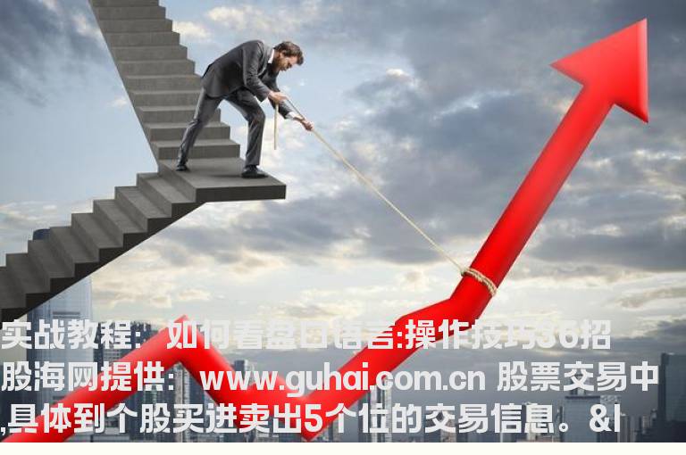 实战教程：如何看盘口语言:操作技巧36招