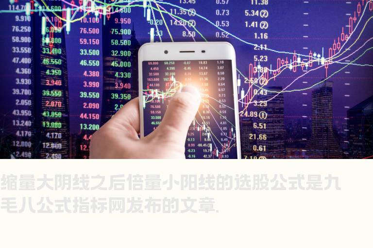 缩量大阴线之后倍量小阳线的选股公式