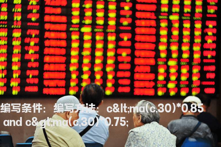 30日均线下的选股公式