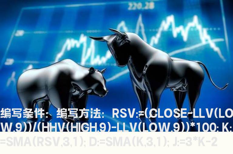 KDJ中J在30以下上穿D值选股公式