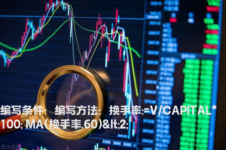 60日内平均换手率小于2%选股指标