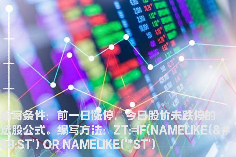 今日股价未跌停的选股公式