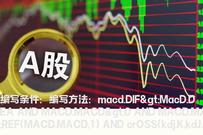 MACD金叉加KD金叉选股公式