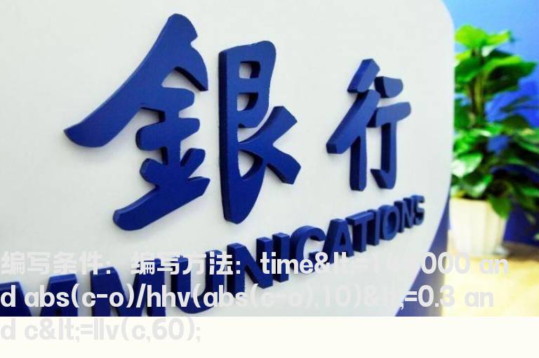 盘中60分钟选股公式