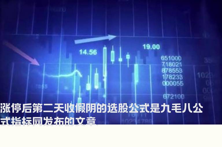 涨停后第二天收假阴的选股公式