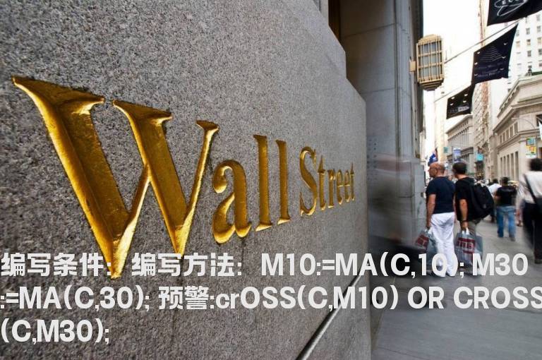 股价突破30日均线的条件预警公式