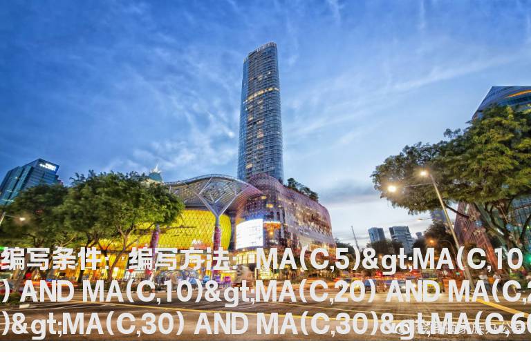 均线多头排列选股指标
