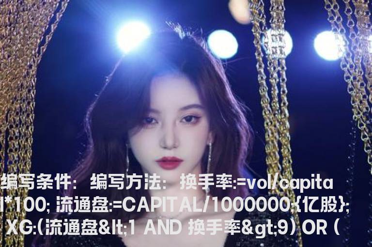 关于流通盘大小和换手率的选股公式