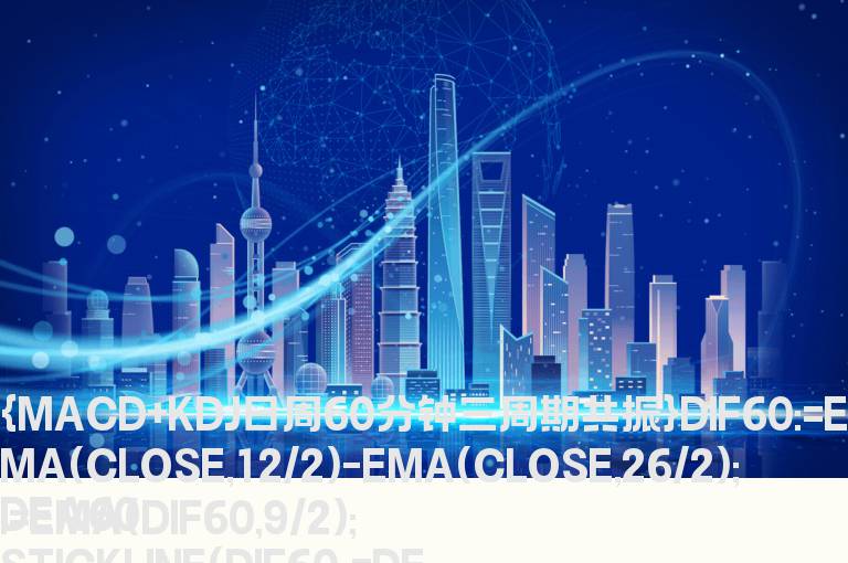 MACD+KDJ日周60分钟三周期共振