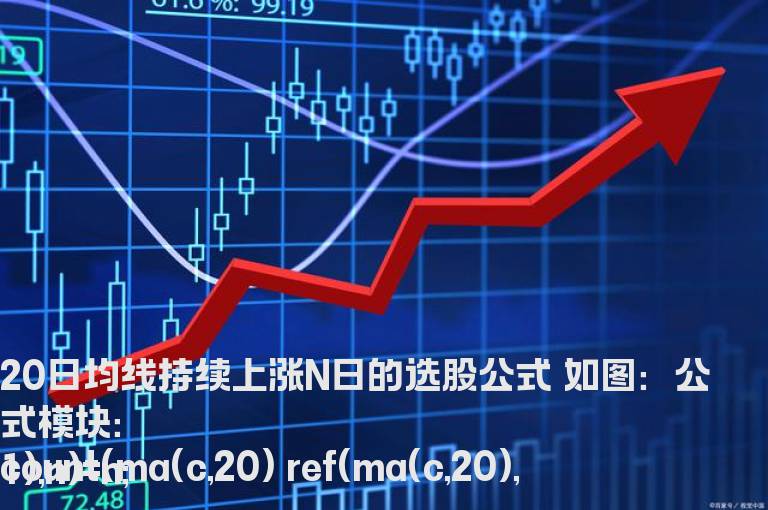 20日均线持续上涨N日的选股公式