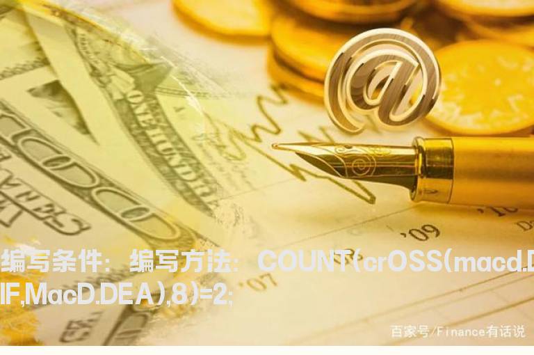 9天内出过2次macd金叉的选股指标