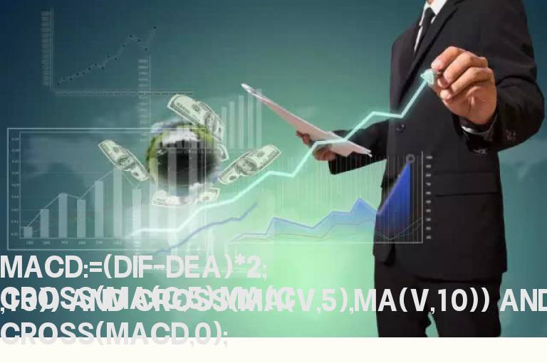 5日均线上穿10日均线   5日量上穿10日量  macd金叉第一根红柱