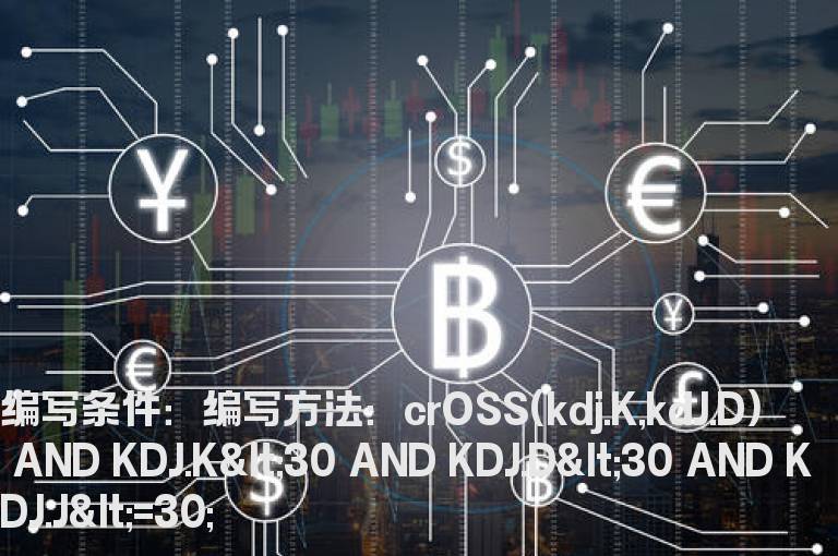 KDJ数值在30以下金叉的选股指标