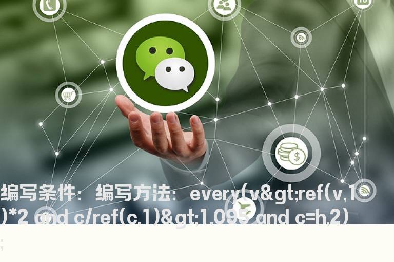 连续2个倍量柱和涨停板的选股公式