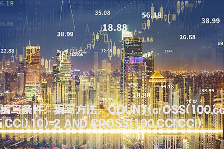 CCI值10周期内第二次下穿100选股公式