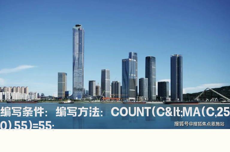 收盘价在55日内不高于250日的公式