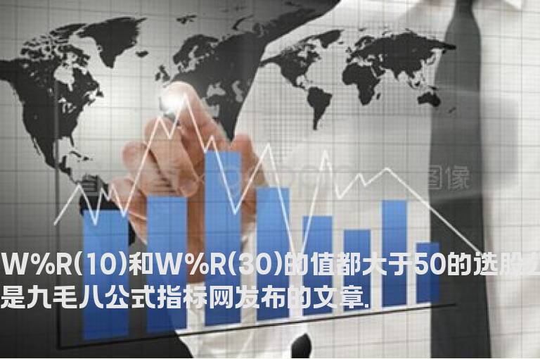 W%R(10)和W%R(30)的值都大于50的选股公式