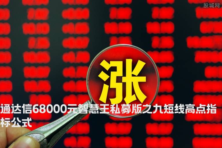 通达信68000元智慧王私募版之九短线高点指标公式