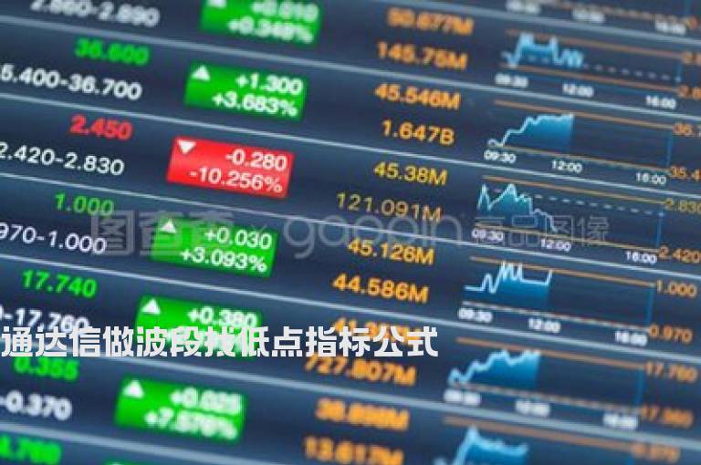 通达信做波段找低点指标公式