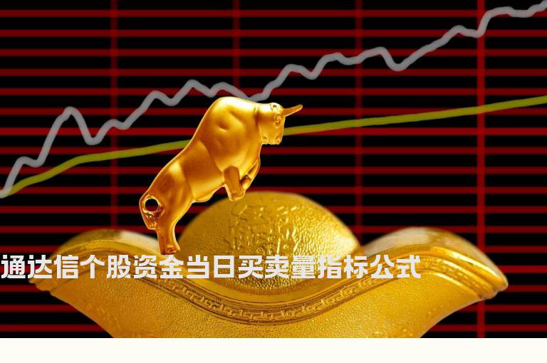 通达信个股资金当日买卖量指标公式