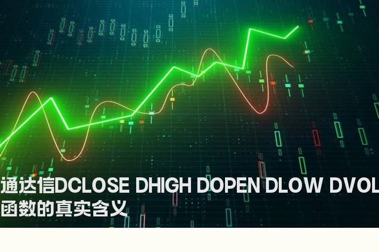 通达信DCLOSE DHIGH DOPEN DLOW DVOL五个函数的真实含义