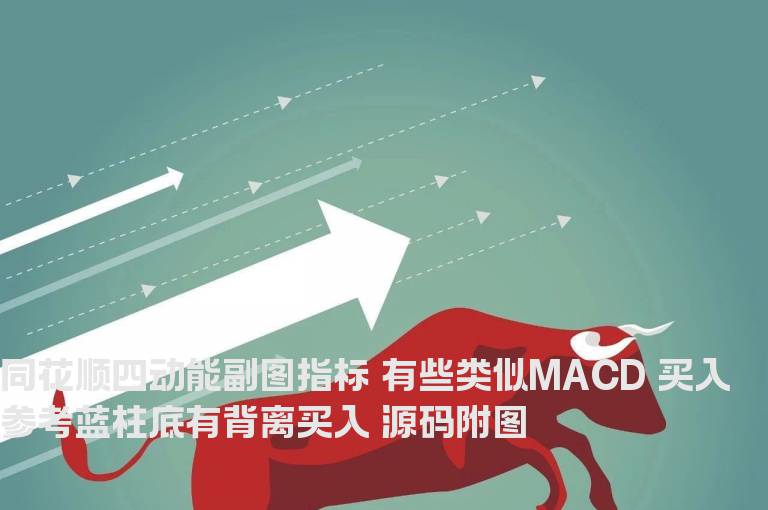 同花顺四动能副图指标 有些类似MACD 买入参考蓝柱底有背离买入 源码附图