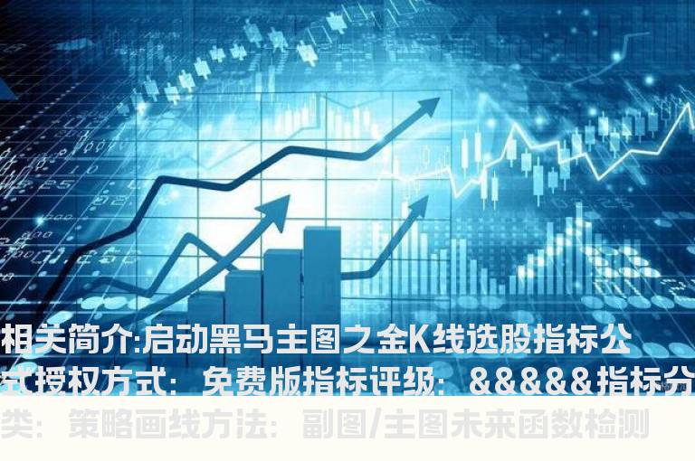 启动黑马主图之金K线选股指标公式