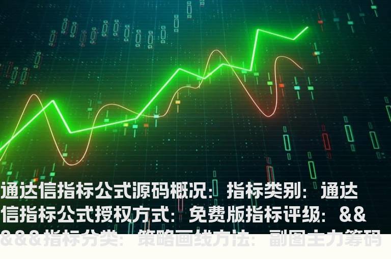 主力筹码追踪主图指标公式  精准主力散户筹码指标公式