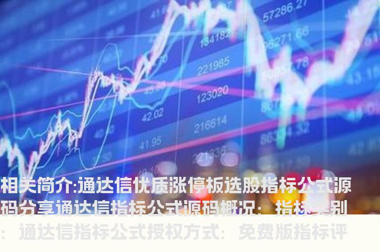 通达信优质涨停板选股指标公式源码分享